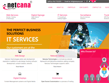 Tablet Screenshot of netcana.com